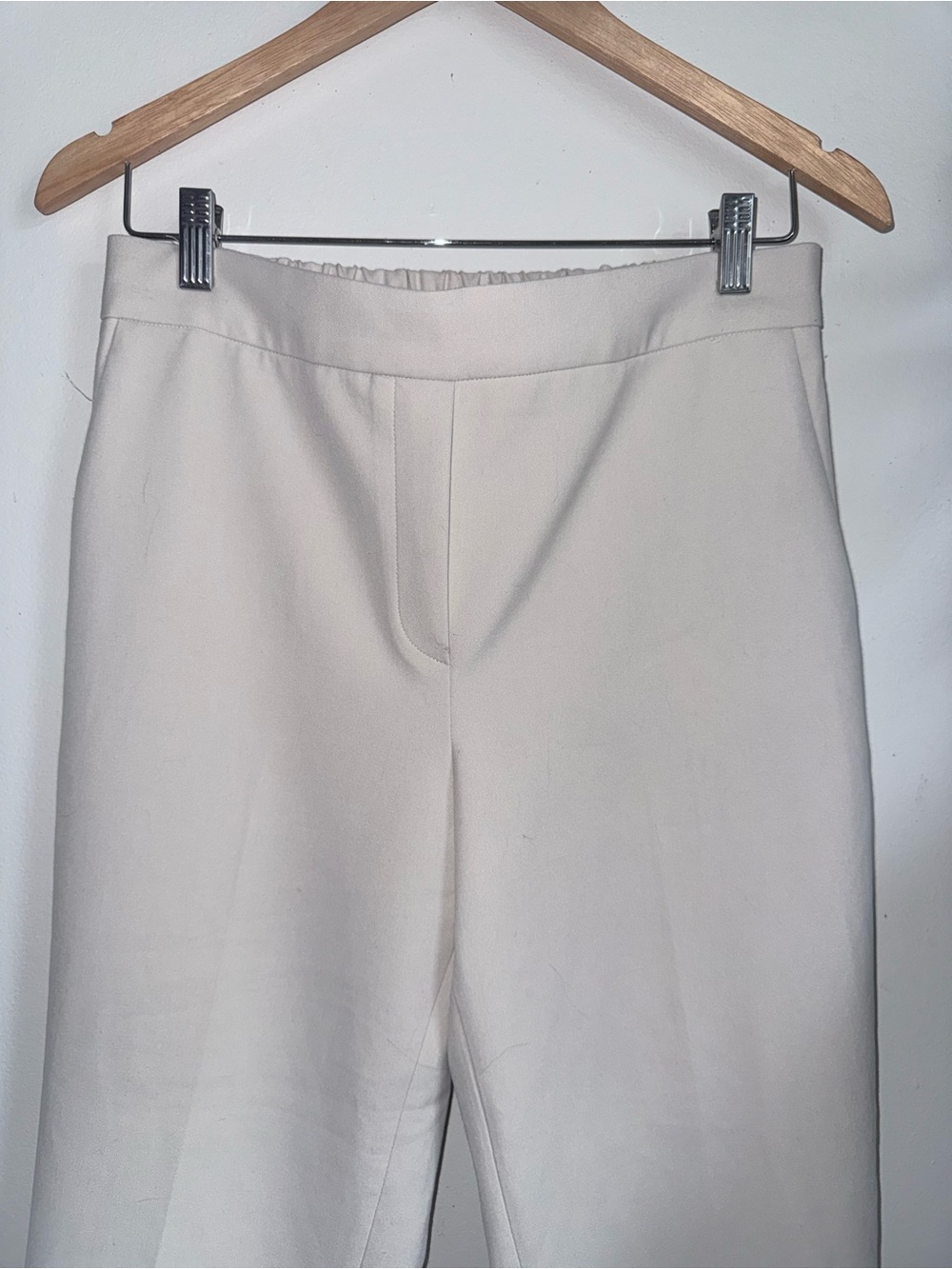 Babaton Conan Soft Cream Elastic-Waist Pants Size 8 - Picture 4 of 13